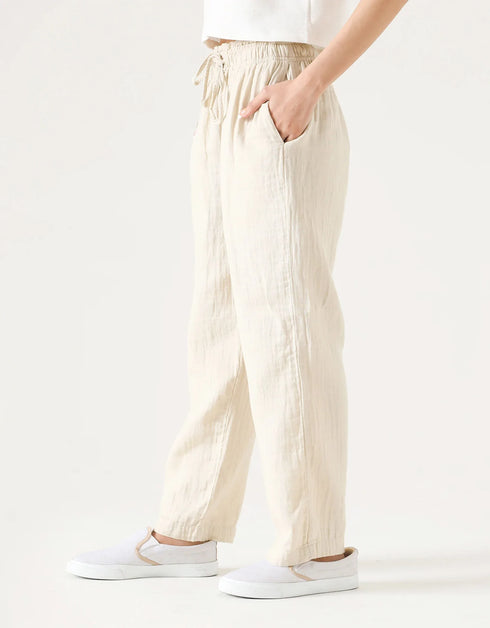 MUSLIN PAPERBAG TROUSER